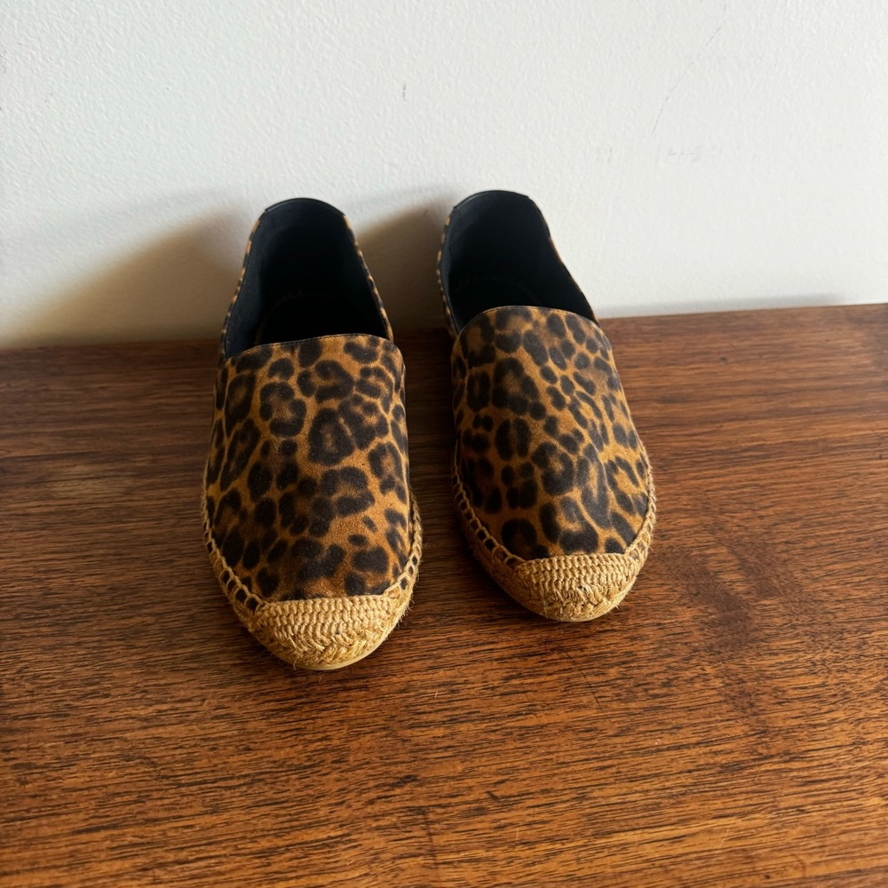 Saint Laurent Leopard Print Espadrilles - Picture 9 of 13